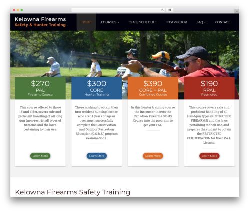Theme WordPress Chimera Framework - kelownafirearmstraining.com