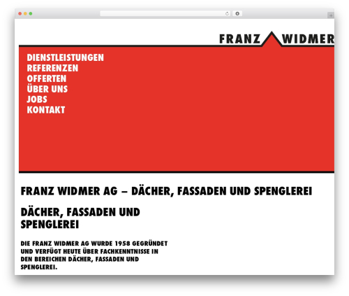 Visual Composer Starter theme WordPress - widmerdach.ch
