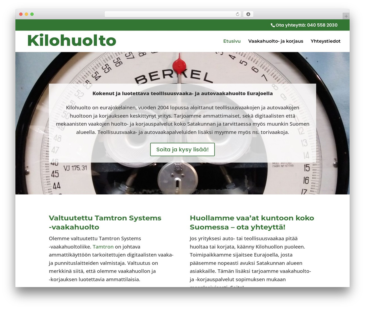 WordPress theme Divi - kilohuolto.com WordPress theme Divi - kilohuolto.com