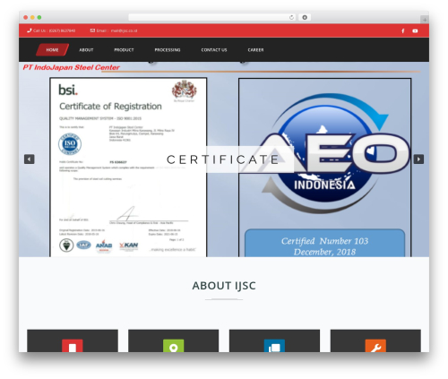 WordPress theme Frontech - ijsc.co.id