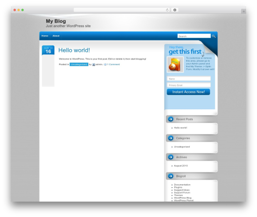 WordPress website theme intrepidity - dropshipbizusa.com