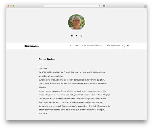 Alia core WordPress plugin - didemayas.com