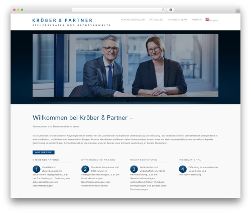 inFocus WordPress theme - kroeber-partner.de