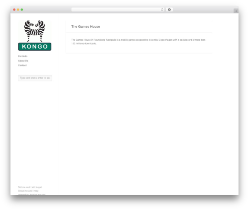 Ink WordPress theme - kongo.dk/spilhuset