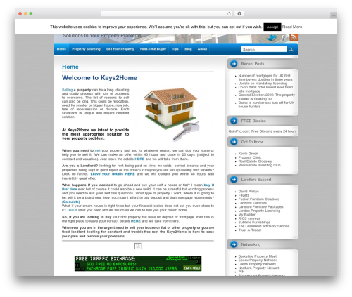 intrepidity WordPress theme - keys2home.co.uk