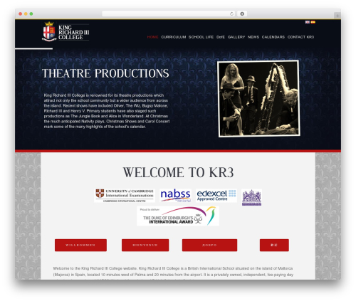 Progress Party WordPress theme - kingrichardcollege.com