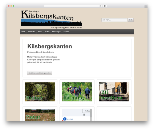 Responsive theme WordPress free - kilsbergskanten.se