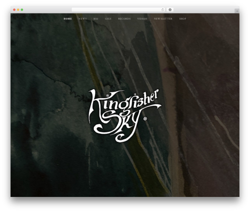WordPress theme Obsidian - kingfishersky.com