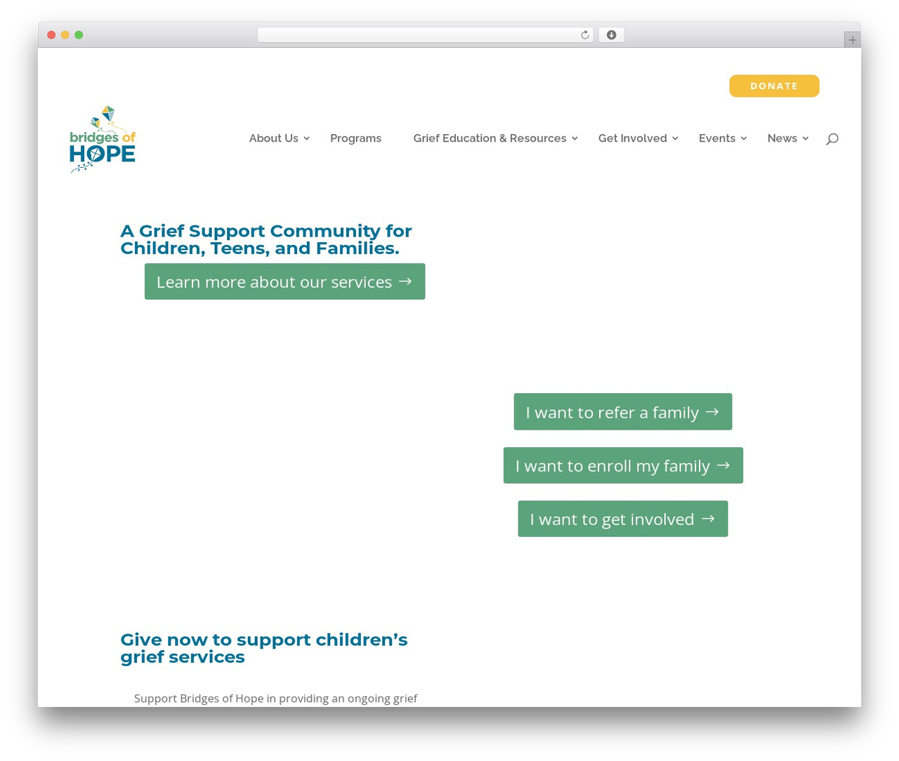 WordPress theme Bare bones for Divi - bridgessc.org