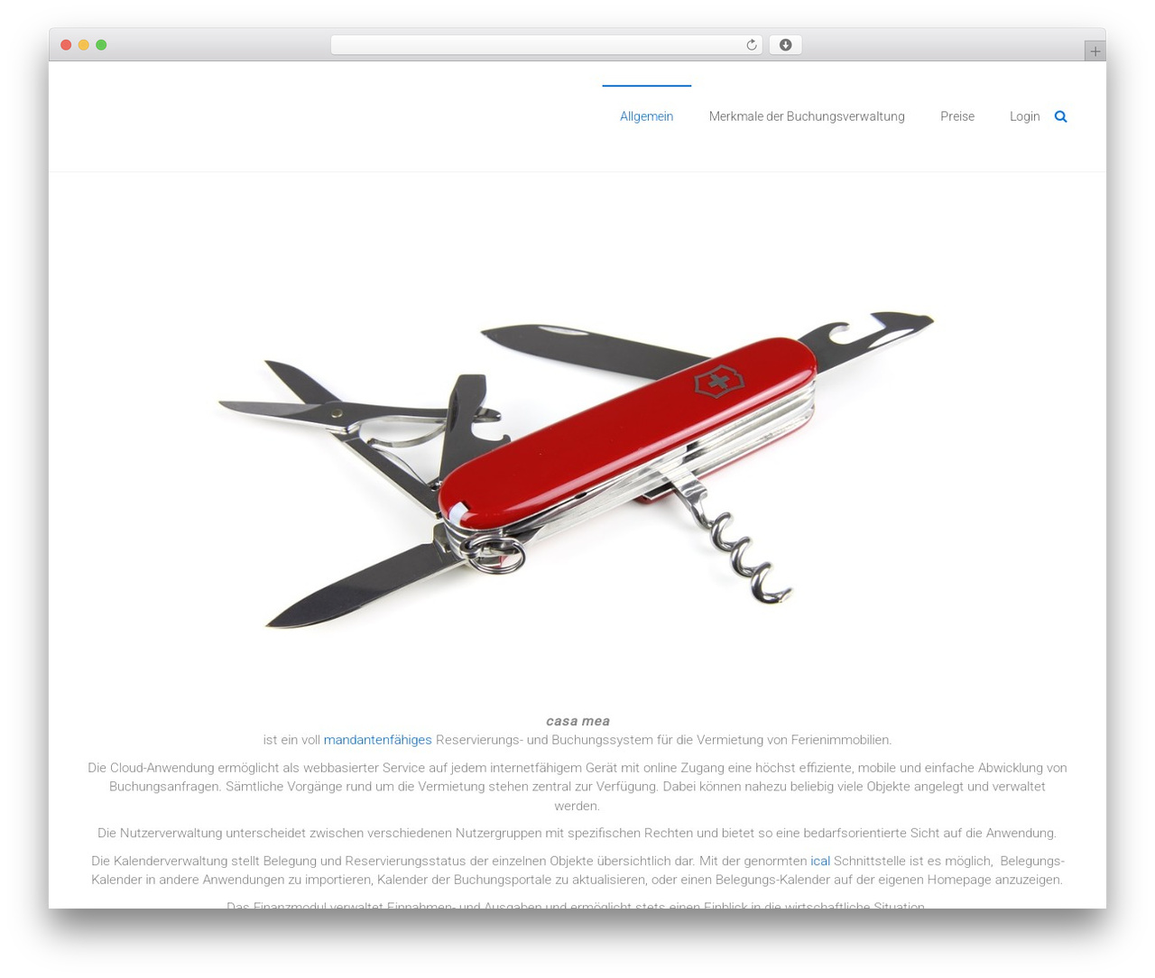 casa-mea theme WordPress - casa-mea.de