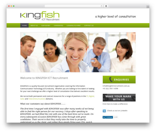 Magicdust testimonials WordPress plugin - kingfishrecruitment.com.au