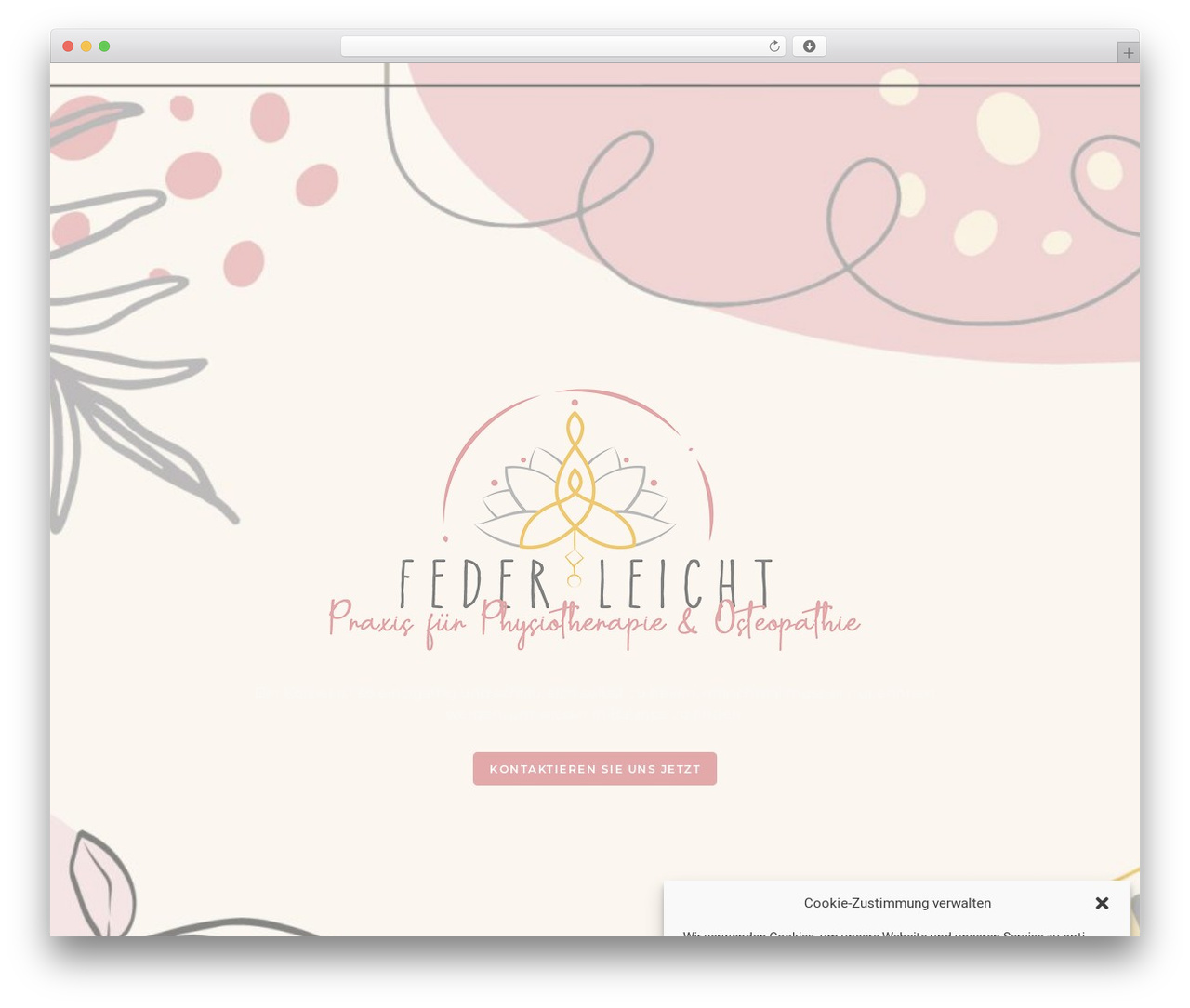 Constructor theme WordPress - federleicht.physio