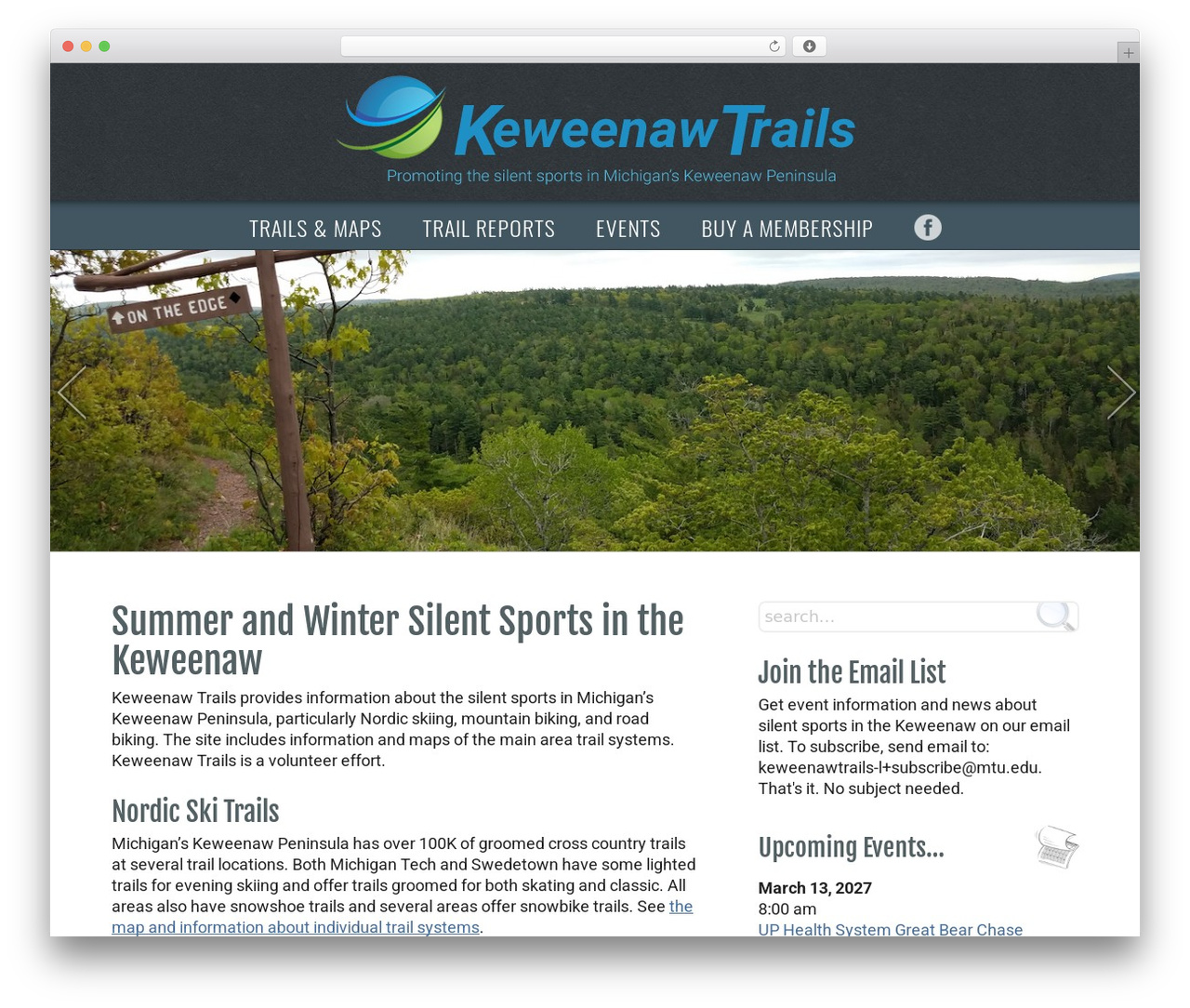 Custom Theme for WordPress theme WordPress - keweenawtrails.com