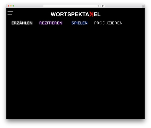 Hello Elementor WordPress theme - wortspektakel.ch