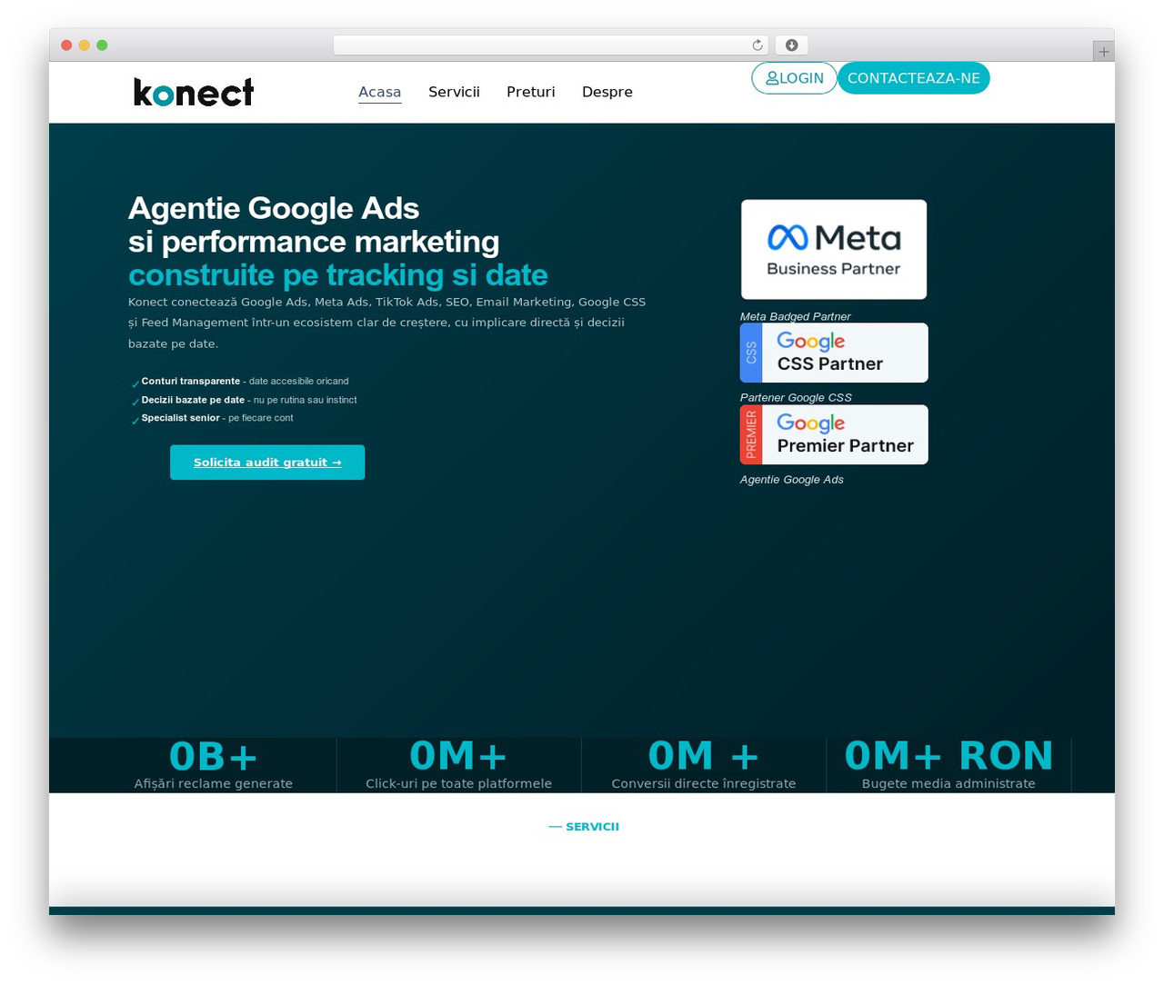 Hello Elementor WordPress theme - konect.ro