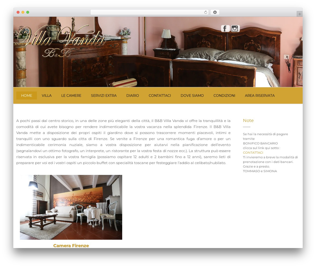 Hoteliour WordPress theme - villavanda.it
