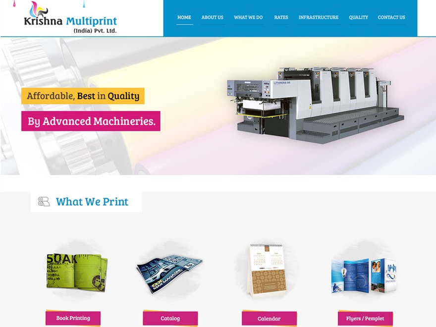 Krishna theme WordPress by Neglia Design [ Graeme Demarsh ]
