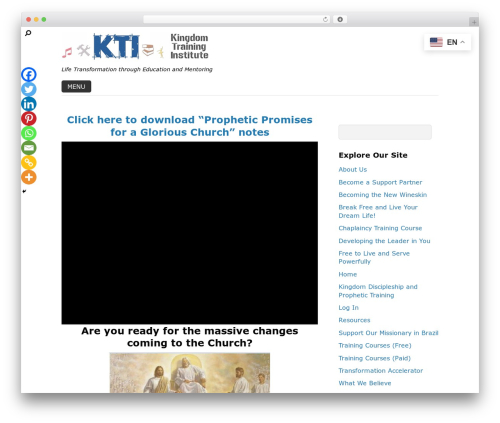Themify Basic WordPress page theme - kingdomti.com