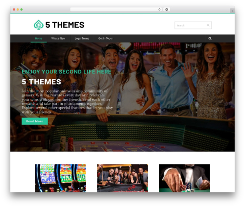Titanium premium WordPress theme - 5themes.com