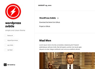WordPress theme Svbtle by Gravity On Mars