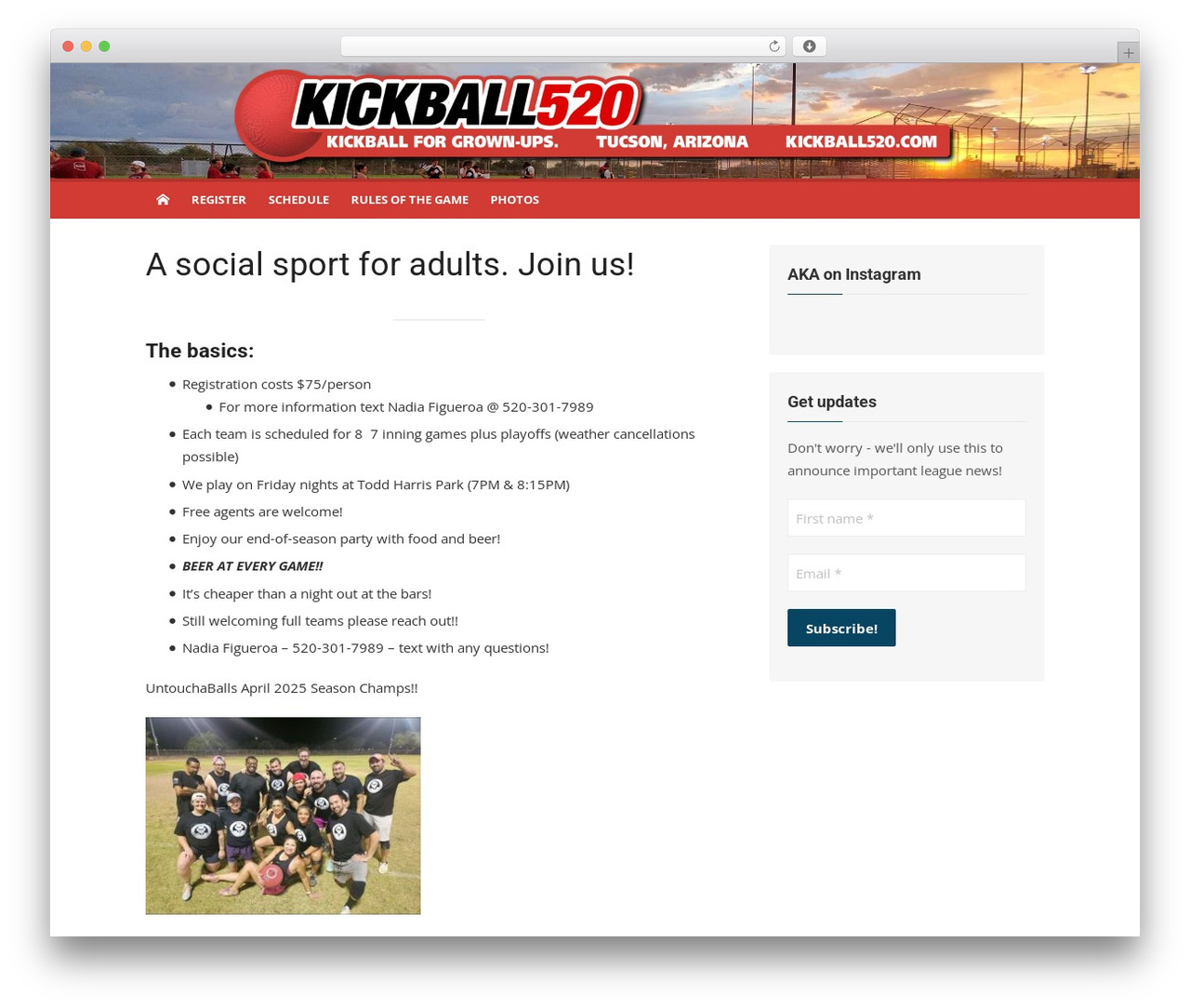 xMag WordPress theme - kickball520.com