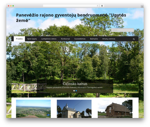 Catch Responsive WordPress theme - upyteszeme.lt