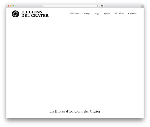 chapterone top WordPress theme - crater.cat