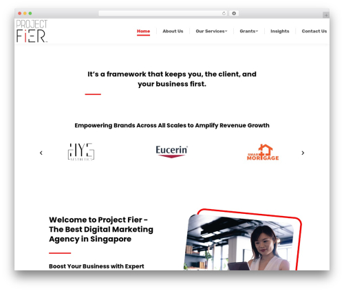 ConnectedWing top WordPress theme - projectfier.com