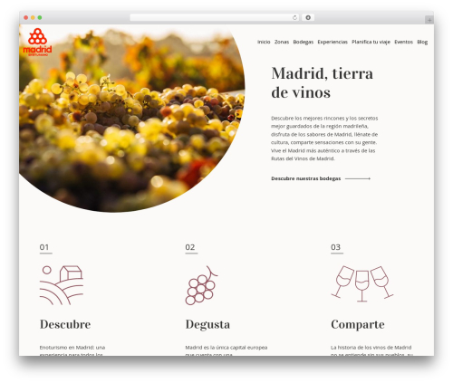Copymouse WordPress theme - madridenoturismo.org