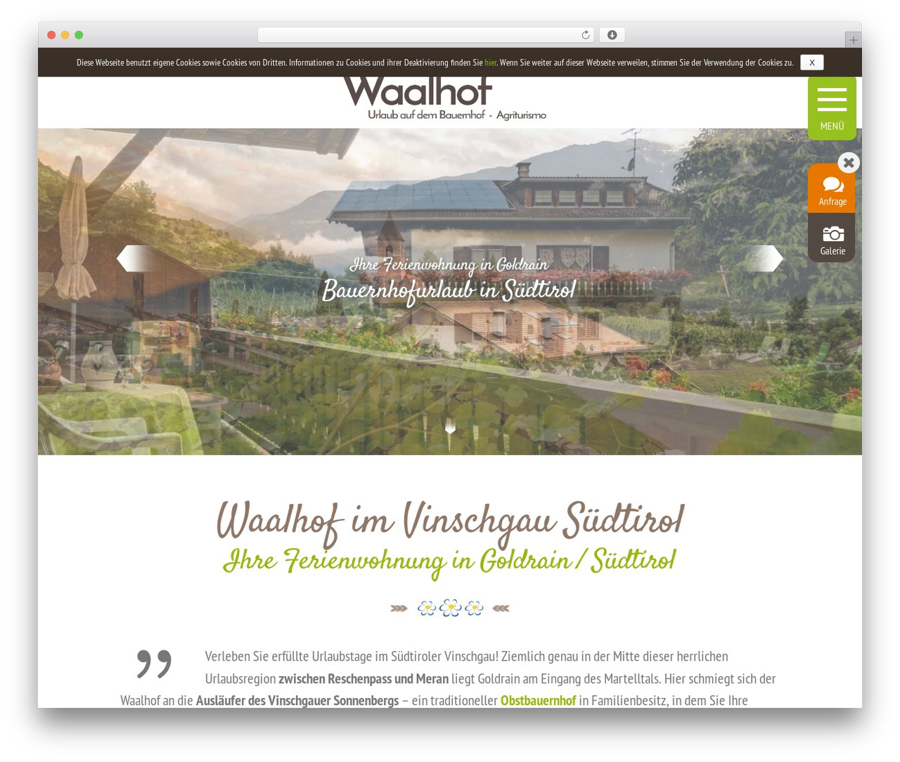 Divi WordPress theme - waalhof.com
