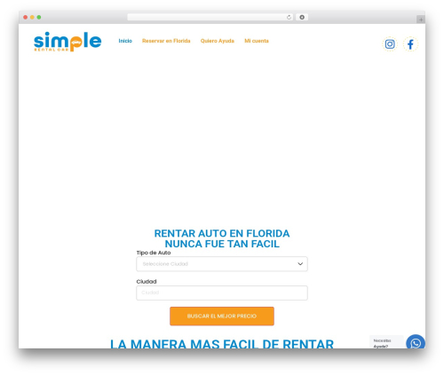 Ova brw WordPress plugin - simplerentalcar.com