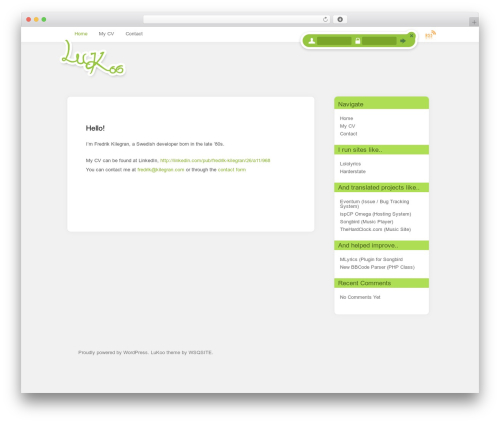 LuKoo WordPress theme - kilegran.com