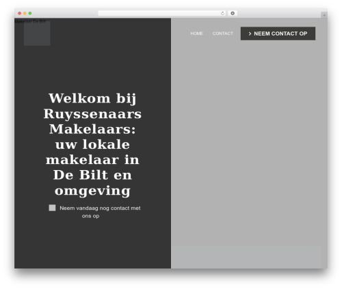 Makelaar de Bilt theme theme WordPress - makelaar-debilt.nl