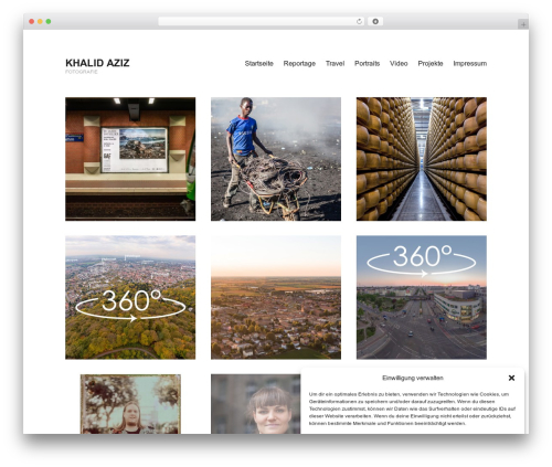 Maker free WordPress theme - khalid-aziz.de