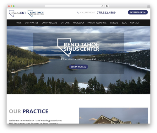 Nevada - ENT best WordPress theme - nevada-ent.com