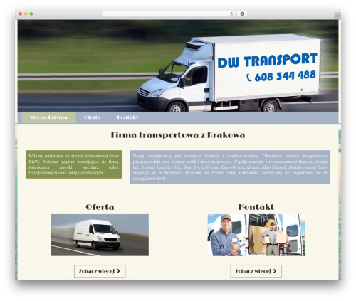 Starter 7 WordPress theme - dwtransportmalopolska.pl