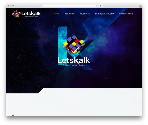 Tetsuo theme WordPress - letskalk.com