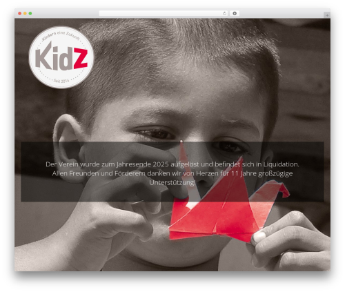 willow WordPress website theme - kidz-ev.de