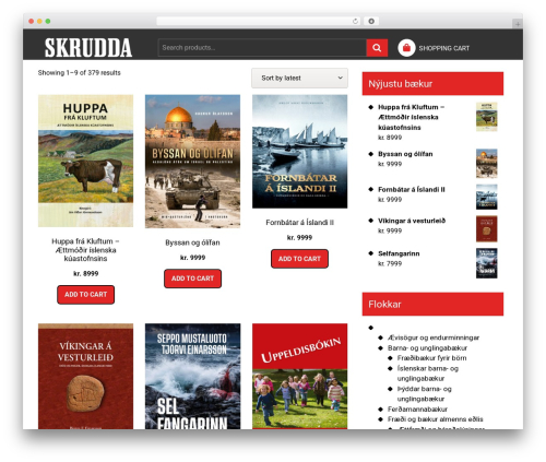 WordPress theme BB Ecommerce Store - skrudda.is WordPress theme BB Ecommerce Store - skrudda.is