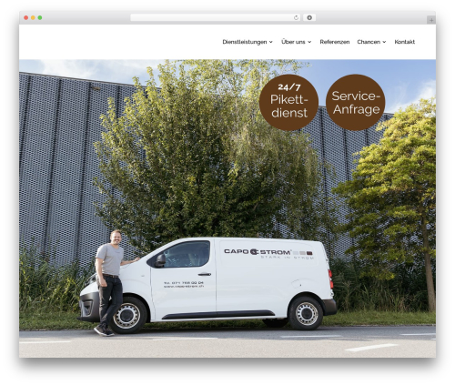 WordPress theme Divi - capo-strom.ch