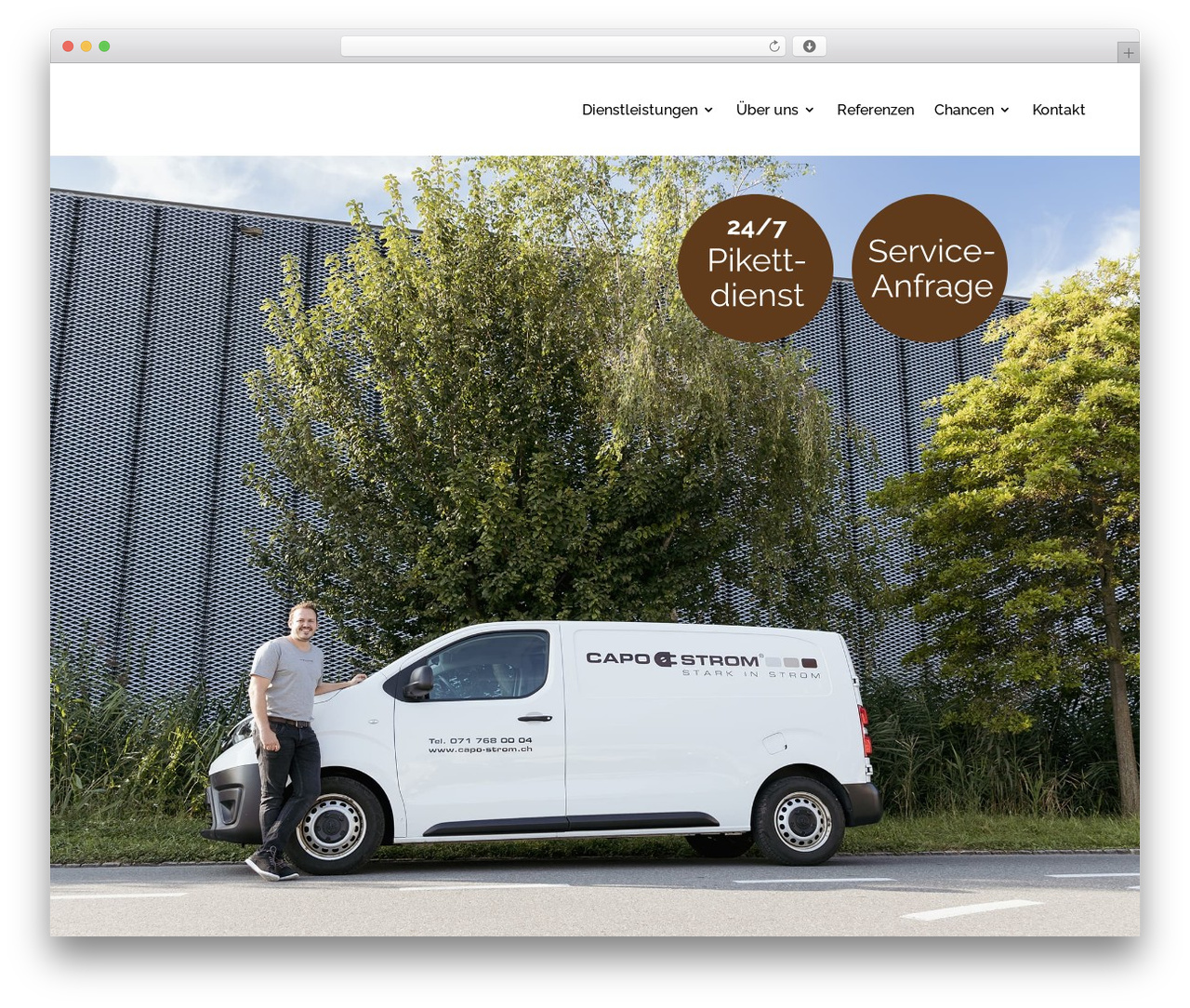 WordPress theme Brem+Schwarz - capo-strom.ch