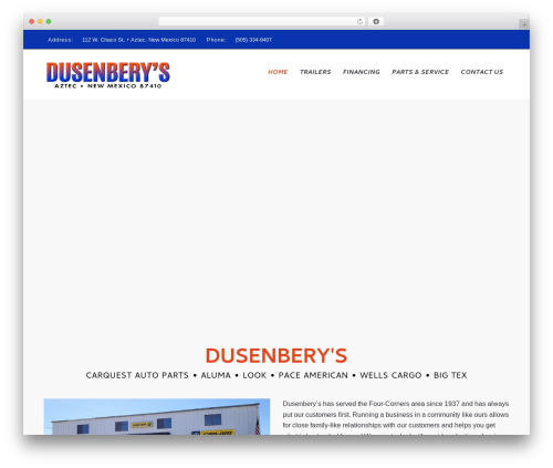 WordPress theme Octane Pro - dusenberys.com