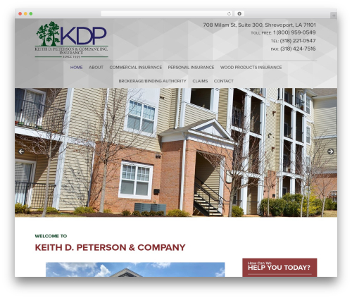 WordPress theme PresenceBuilders Theme2 - keithdpeterson.com