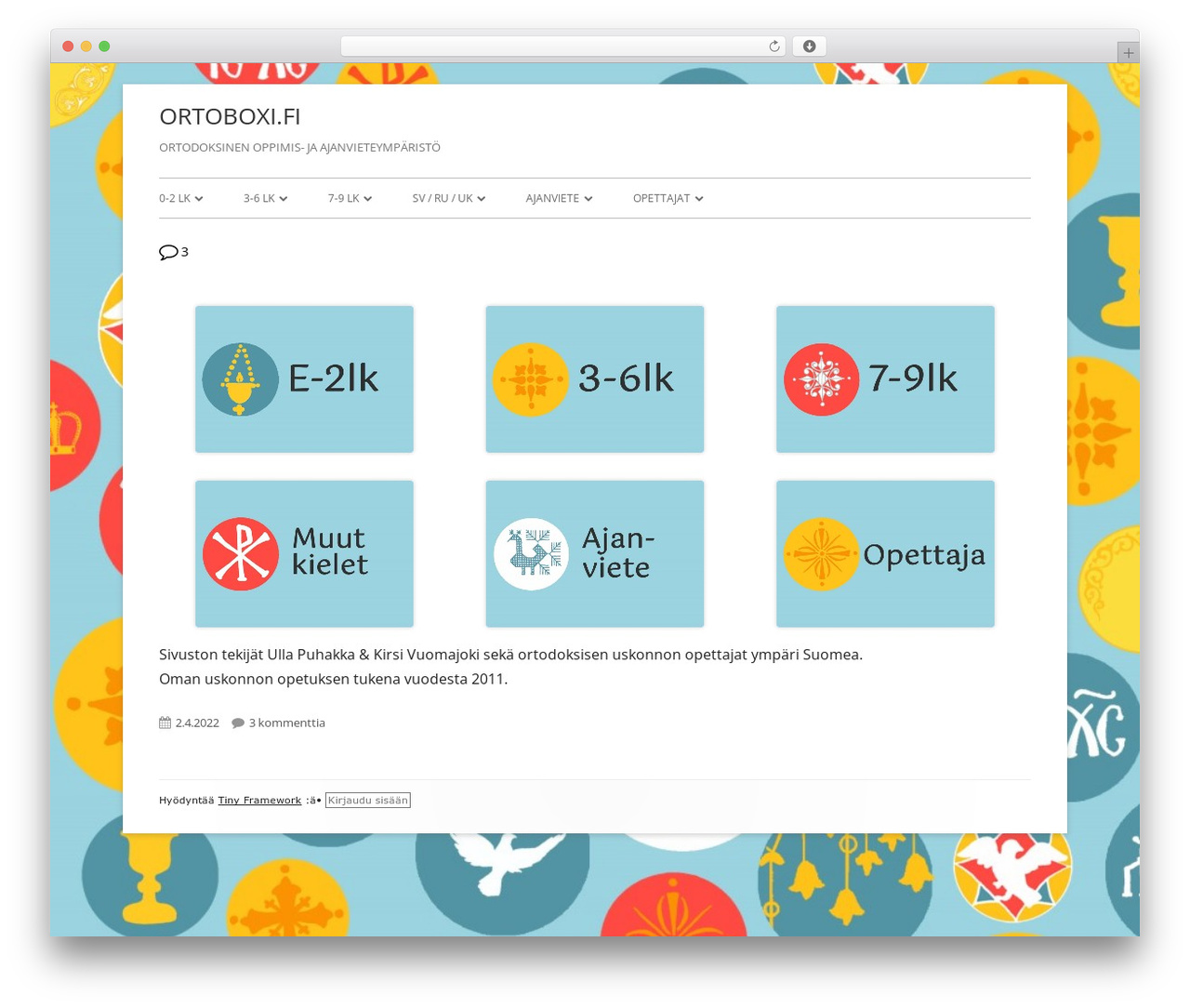 WordPress theme Tiny Framework - ortoboxi.fi WordPress theme Tiny Framework - ortoboxi.fi