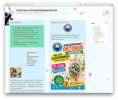 WP theme Cute Frames - kids-secondhand.ch