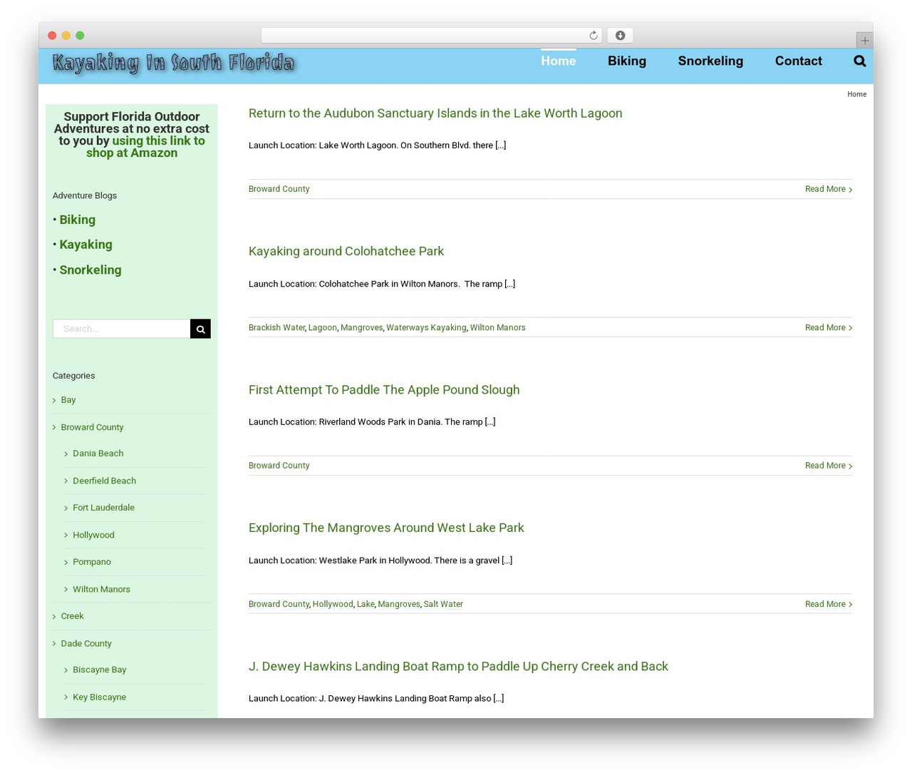 Avada WordPress theme - kayaking.floridaoutdooradventures.info