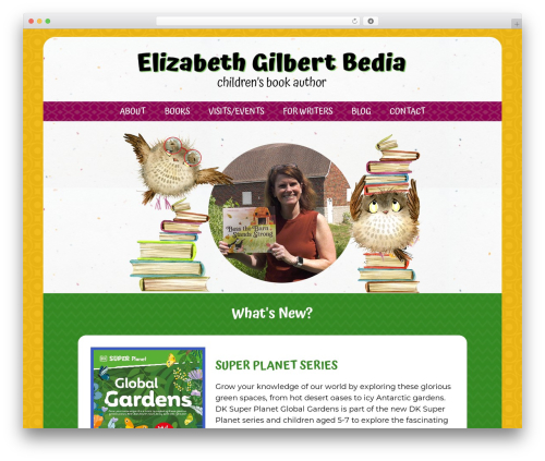 BEDIA 2019 theme WordPress - elizabethgilbertbedia.com