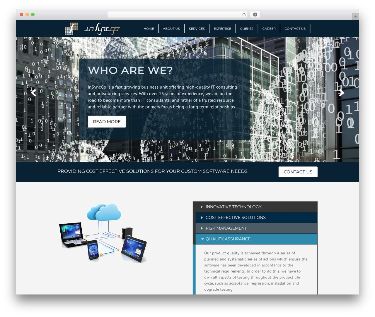inSyncGo WordPress theme - insyncgo.com
