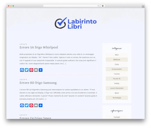 Market Theme WP theme - labirintolibri.com