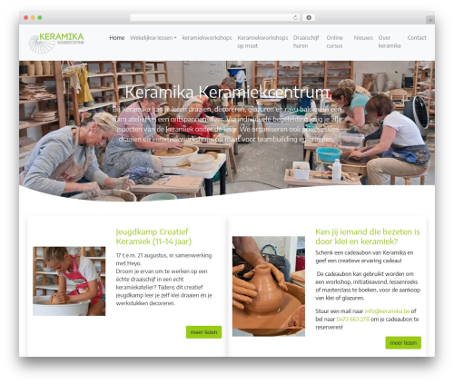 Purity WordPress store theme - keramika.be